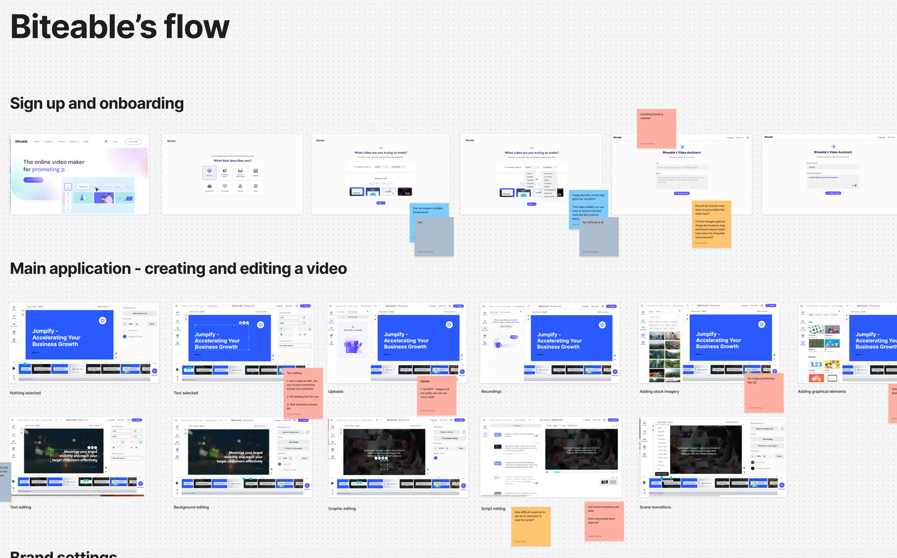 A detailed audit of Biteable's onboarding and video editing journey