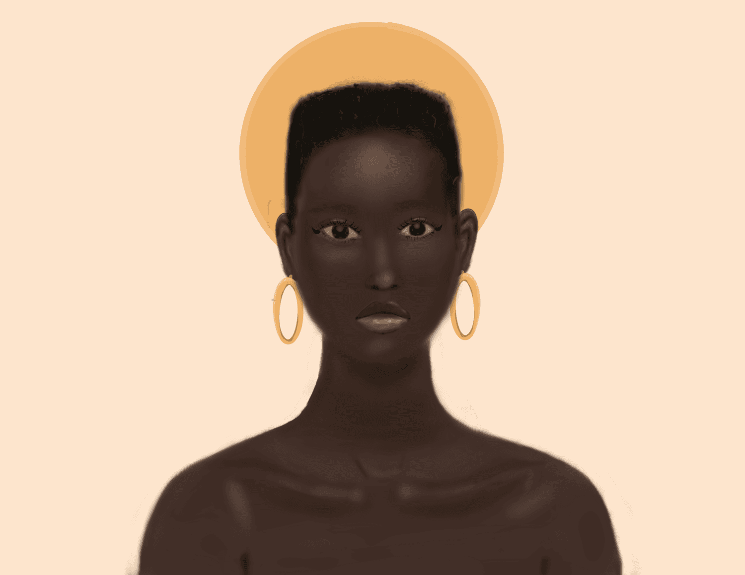 Illustrated portrait