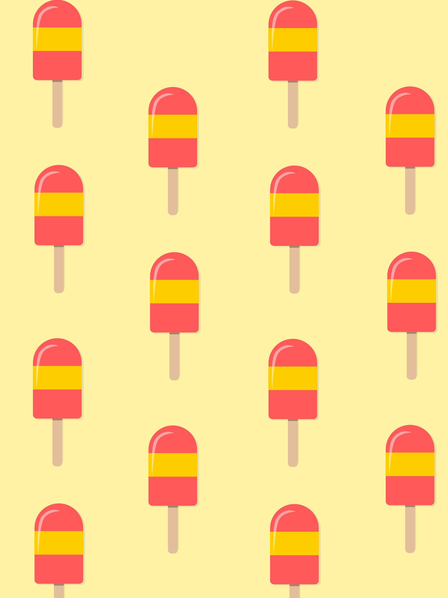 A set of colourful summer phone wallpapers