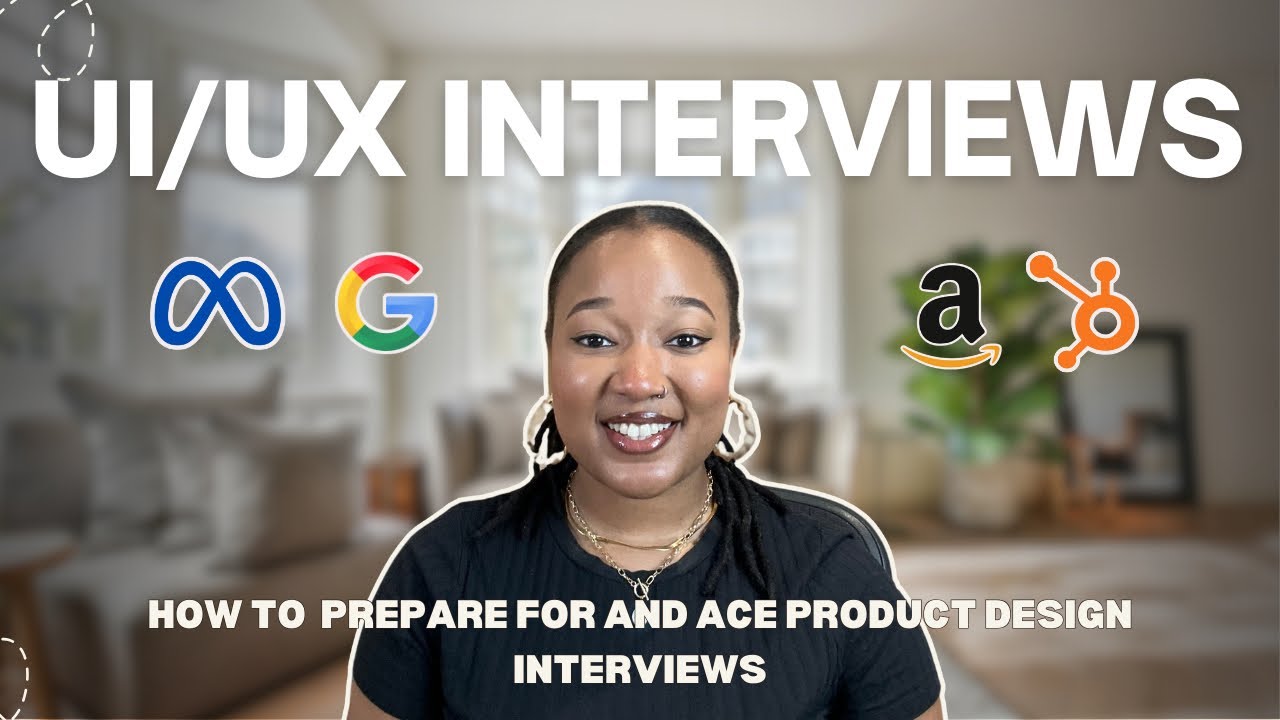 Sharon presenting a UI and UX design interview masterclass